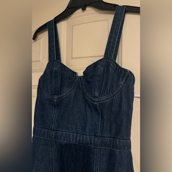 Alice + Olivia DONELLA DENIM HIGH LOW DRESS NWOT - Picture 10 of 15